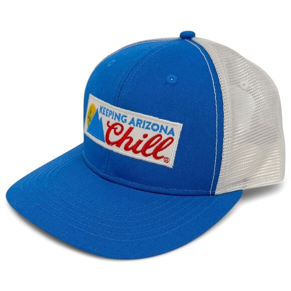 NEW Coors Light Keeping Arizona Chill Snapback Trucker Hat Blue/White - Picture 3 of 8